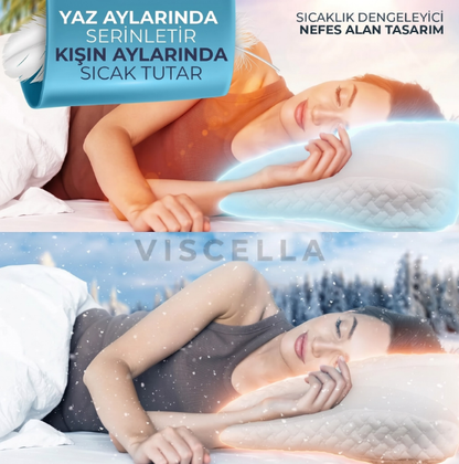 Viscella® - Boyun Destekleyici Ortopedik Visco Yastık